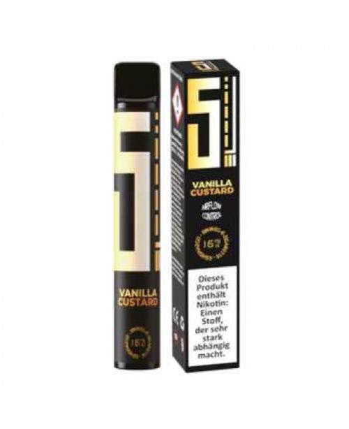 Vanilla Custard 5EL 0mg / 16mg Einweg E-Shisha (cr...