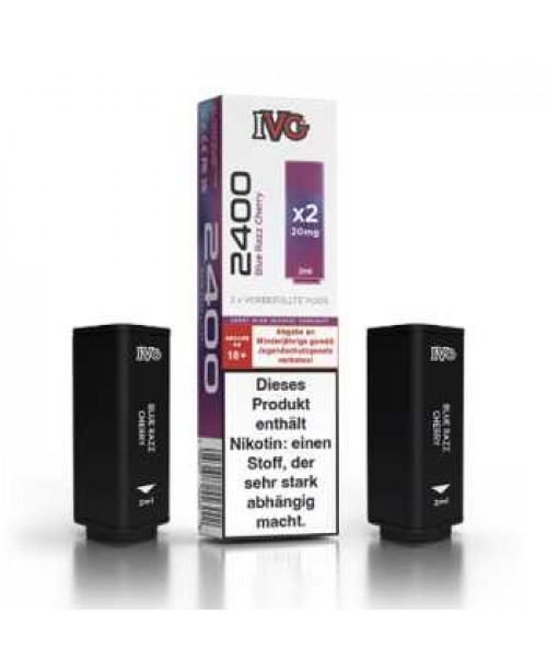 Blue Razz Cherry IVG 2400 Pod 2 Stück (blaue Himb...