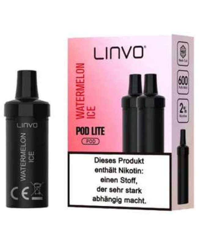 Watermelon Ice 20mg Linvo Pod Lite 2 Stück (süße Wassermelone mit kühler Note)