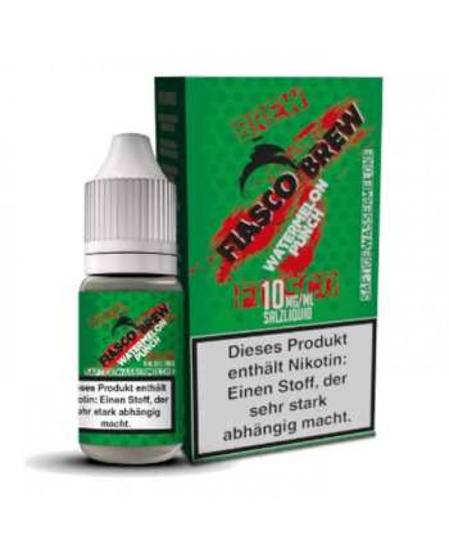 Watermelon Punch Fiasco Brew Nikotinsalz Liquid 10ml (Wassermelonen Geschmack)