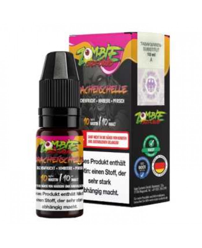Drachenschelle Zombie Juice Liquid 10ml (Drachenfrucht, Pfirsich und Himbeeren)
