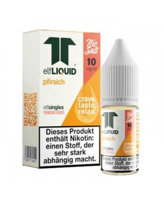 Pfirsich Elf-Liquid Nikotinsalz Liquid 10ml