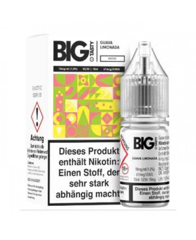 Guava Limonada Big Tasty Nikotinsalz Liquid 10ml (Guaven Zitronen Limonade)