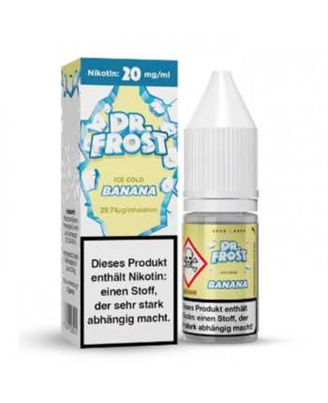 Banana Dr. Frost Nikotinsalz Liquid 10ml (Banane mit Kühle)