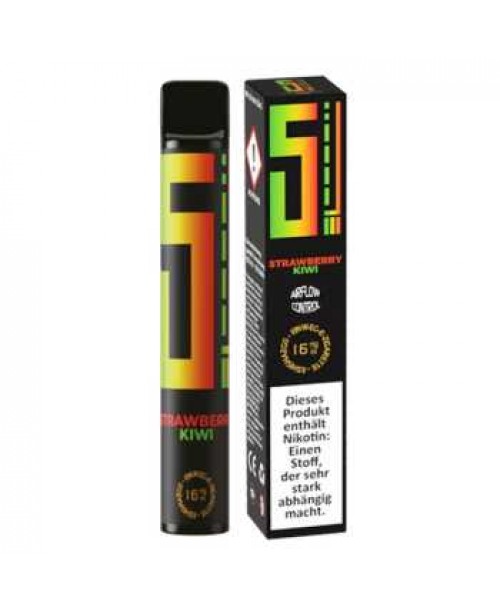 Strawberry Kiwi 5EL 0mg / 16mg Einweg E-Shisha (s...