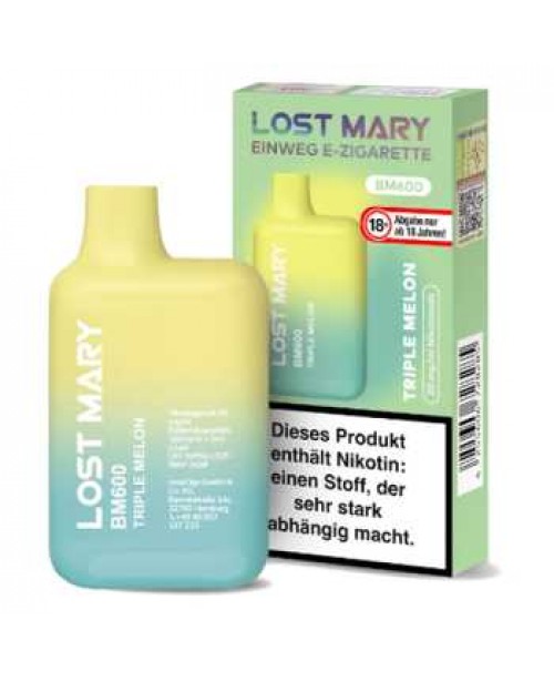 Triple Melon Lost Mary BM600 Einweg E-Zigarette (M...