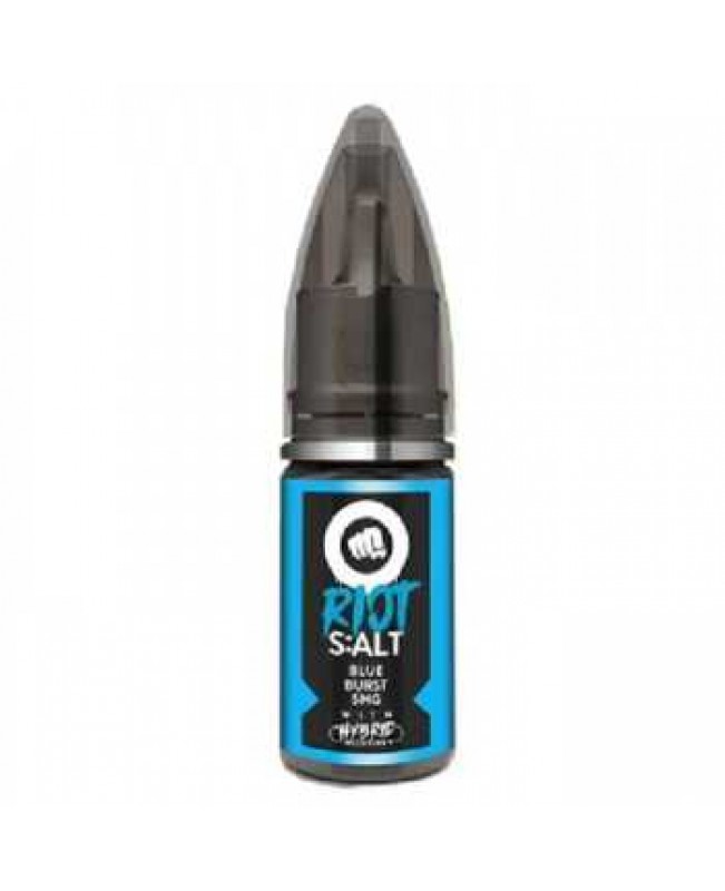 Blue Burst Riot Squad Nikotinsalz Liquid 10ml (süßer blauer Brombeer Slushy eisgekühlt)