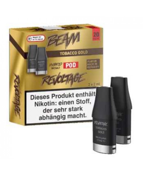 Tobacco Gold Revoltage Beam Pod 0 / 10 / 20mg 2 St...