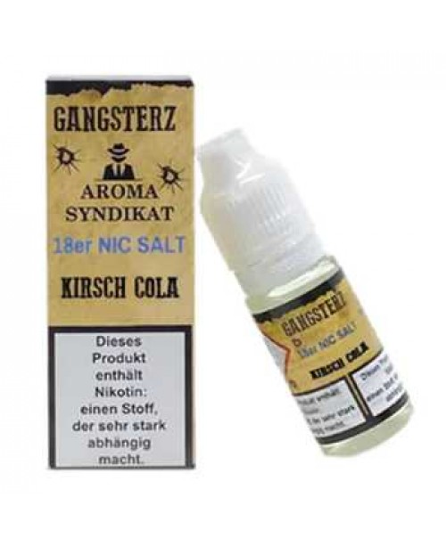 Kirsch Cola Gangsterz Nikotinsalz Liquid 10ml (erf...