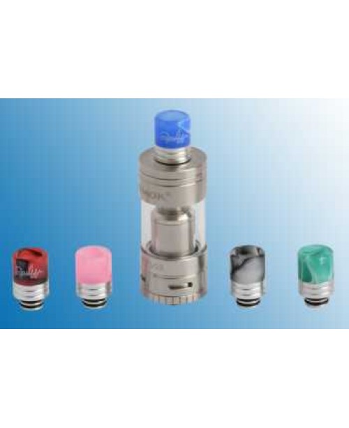 2 Puffs Acryl/Alu Driptip mit Spritzschutz