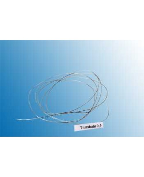 2 x Titandraht 0,25 / 0,3 / 0,4 oder 0,5mm - 1 Met...