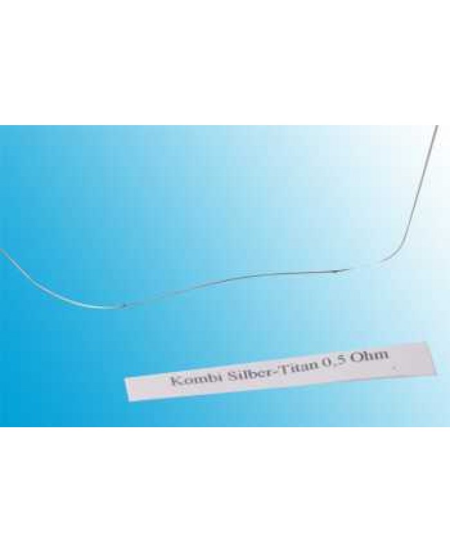 5 x Silber - Titan Kombinationsdrähte