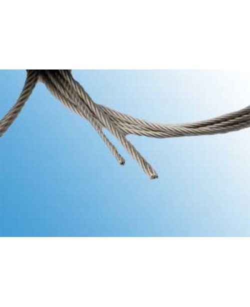 Edelstahlseil 1 Meter 2,0 mm 7x19 (flexibel)