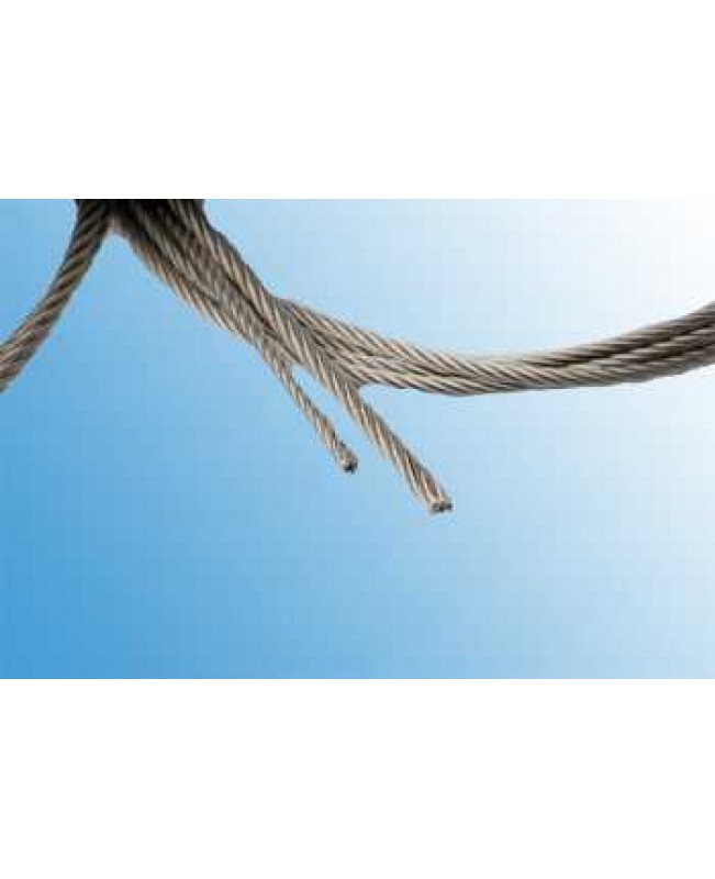 Edelstahlseil 1 Meter 2,0 mm 7x19 (flexibel)