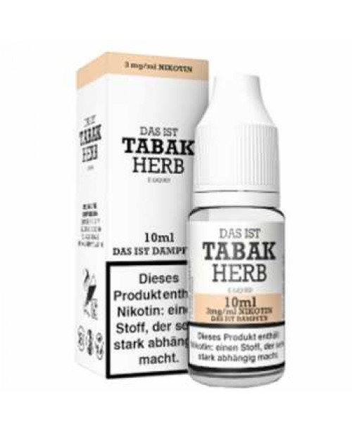 Tabak Herb Das ist Dampfen Liquid 10ml (kräftiger...