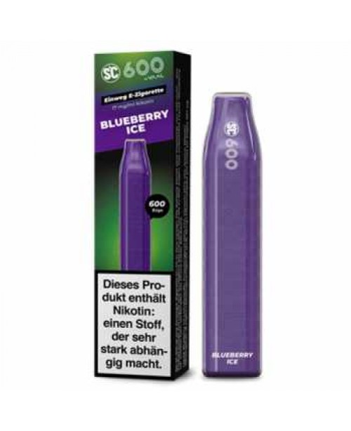 Blueberry Ice 17mg SC 600 Nikotionsalz Einweg E-Zi...