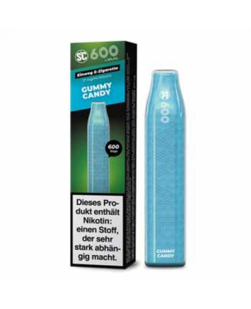 Gummy Candy 17mg SC 600 Nikotionsalz Einweg E-Ziga...