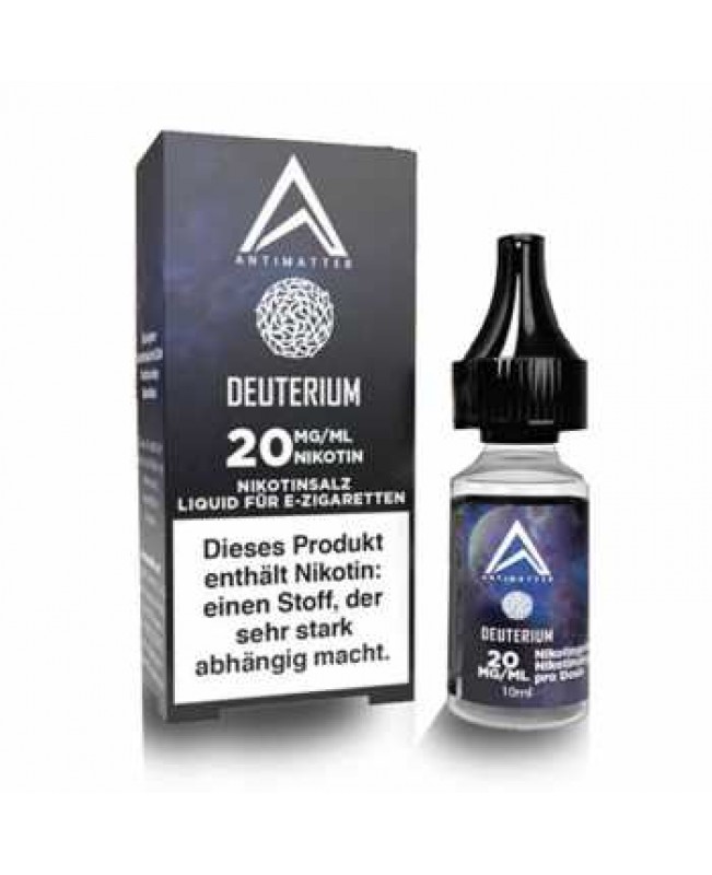 Deuterium Antimatter Nikotinsalz Liquid 20mg 10ml (Apfelstrudel mit leichter Zimtnote)