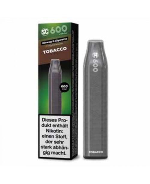 Tobacco 17mg SC 600 Nikotionsalz Einweg E-Zigarett...