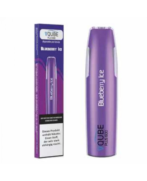 Blueberry Ice Vqube Plus 600 Einweg E-Shisha (sü...