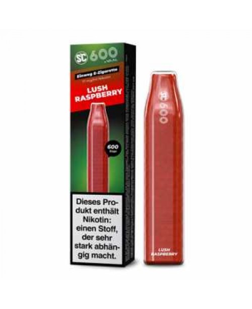Lush Raspberry 17mg SC 600 Nikotionsalz Einweg E-Z...