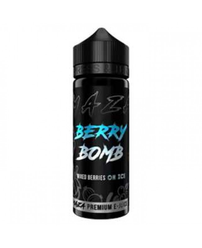 Berry Bomb Maza Longfill Aroma 10ml / 120ml (Beerenmix wie Blaubeeren und Himbeeren mit kühler Frische)