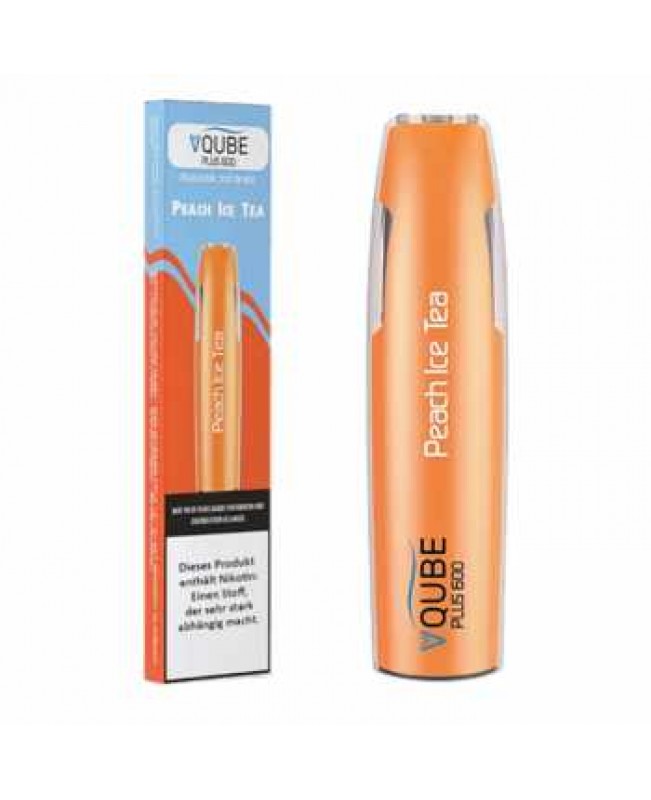 Peach Ice Tea Vqube Plus 600 Einweg E-Shisha (erfrischender Pfirsich Eistee)