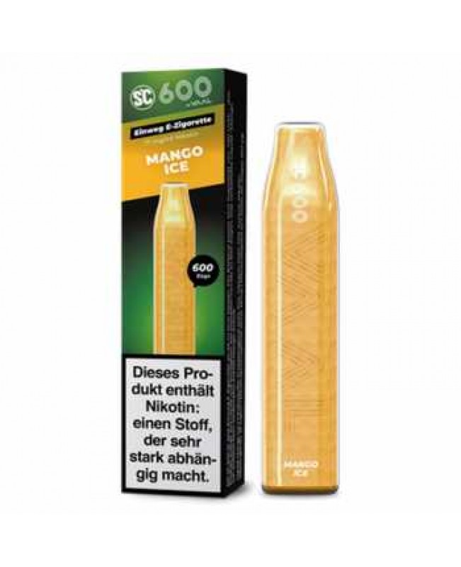 Mango Ice 17mg SC 600 Nikotionsalz Einweg E-Zigarette (erfrischende süße Mango)