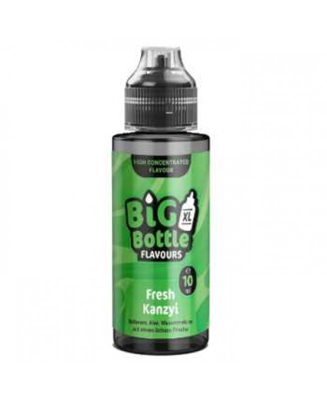Fresh Kanzyi Big Bottle Aroma Longfill 10ml / 120ml (Fruchtmix aus Waldbeeren, Erdbeeren, Limette, Apfel, Melone und Frische)