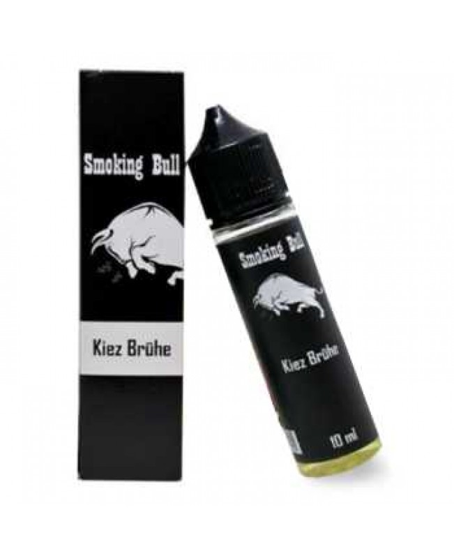 Kiez Brühe SMOKING BULL Aroma 10/60ml (Erdnuss, Zuckerwatte und Vanille)