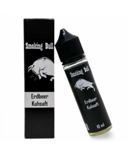 Erdbeer Kuhsaft SMOKING BULL Aroma 10/60ml (Vanill...