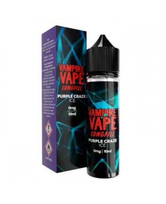 Purple Craze Ice Vampire Vape Aroma Longfill 10ml / 60ml (Beerenmix, Waldfrucht, Zitrone, Eukalyptus, Anis , Menthol und extra Frische)