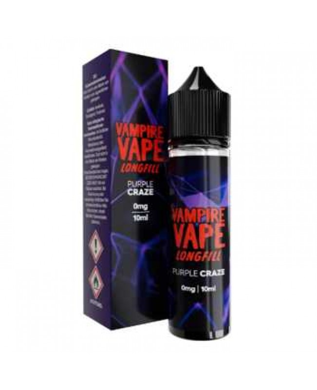 Purple Craze Vampire Vape Aroma Longfill 10ml / 60ml (Beerenmix, Waldfrucht, Zitrone, Eukalyptus, Anis und Menthol)