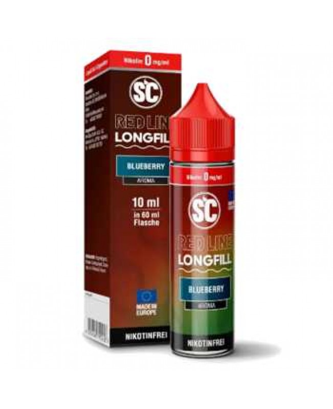 Blueberry Red Line Aroma 10/60ml (fruchtig süßer Blaubeer Geschmack)