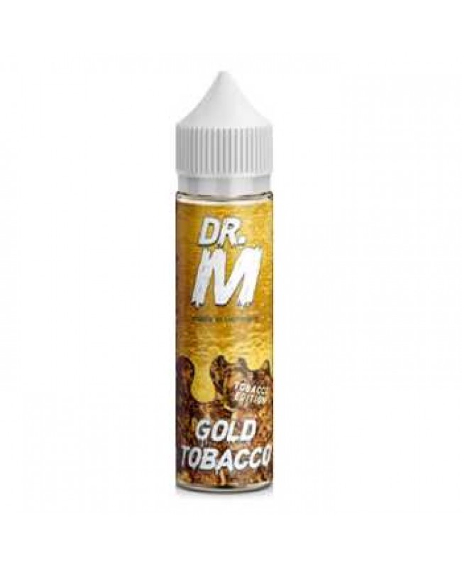 Gold Tobacco Dr. M Aroma 10ml / 60ml (Tabakmix aus milden, sanften und kräftigen Tabakaromen)