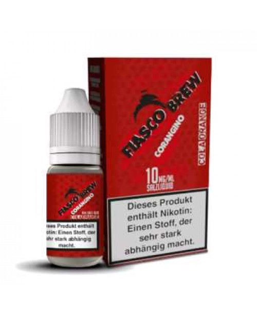 Corangino Fiasco Brew Nikotinsalz Liquid 10ml (Ora...