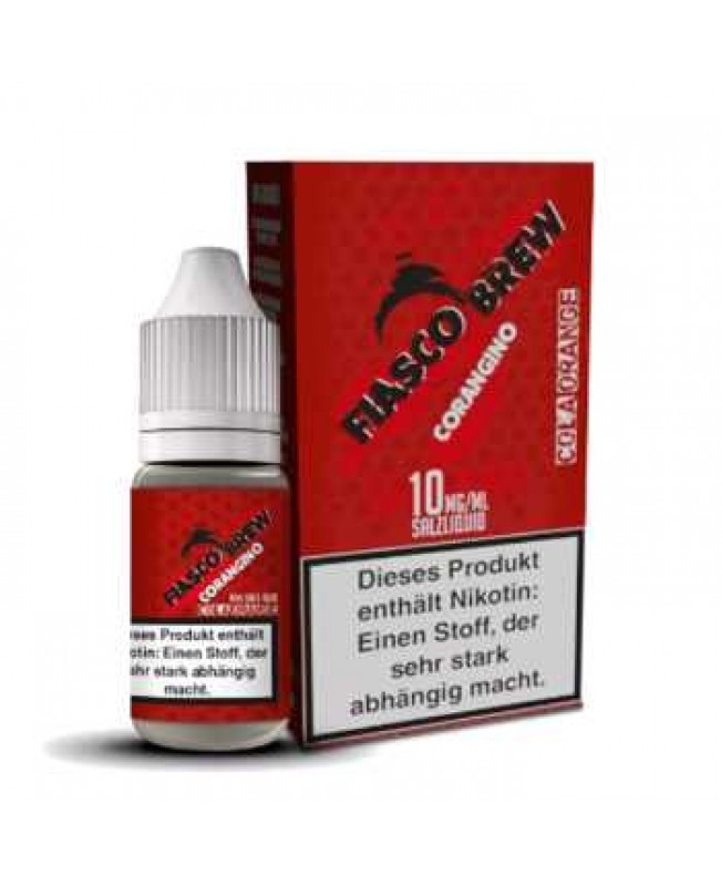Corangino Fiasco Brew Nikotinsalz Liquid 10ml (Orangen Cola)