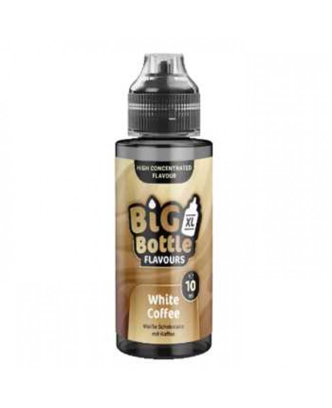 White Coffee Big Bottle Aroma Longfill 10ml / 120ml (Kaffee verfeinert mit weißer Schokolade)