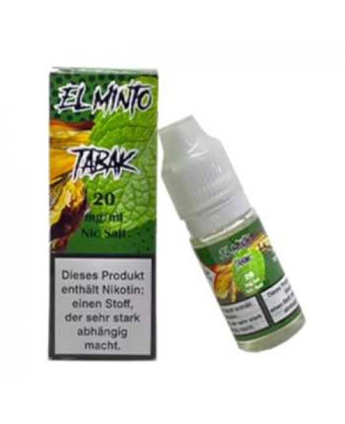 Tabak El Minto NicSalt Liquid 10ml (Tabak mit fris...
