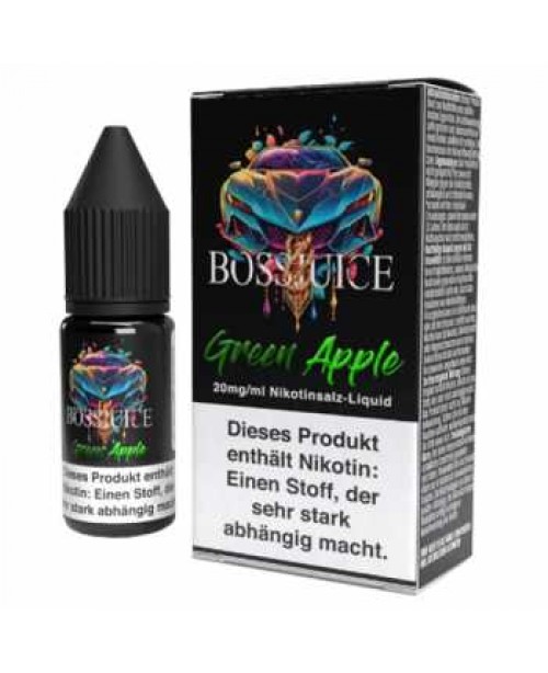 Green Apple Boss Juice Nikotinsalz Liquid 10ml 20m...