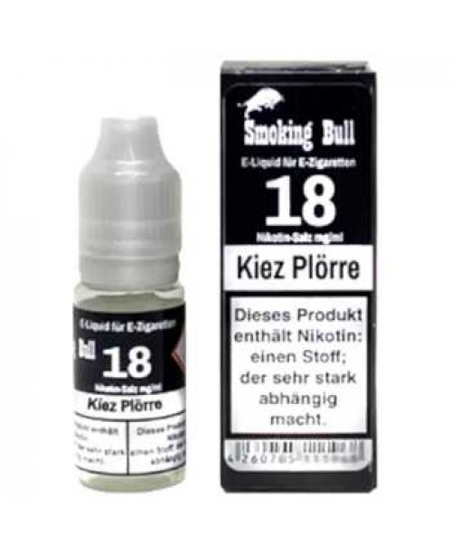 Kiez Plörre Smoking Bull Nikotinsalz Liquid 10ml ...