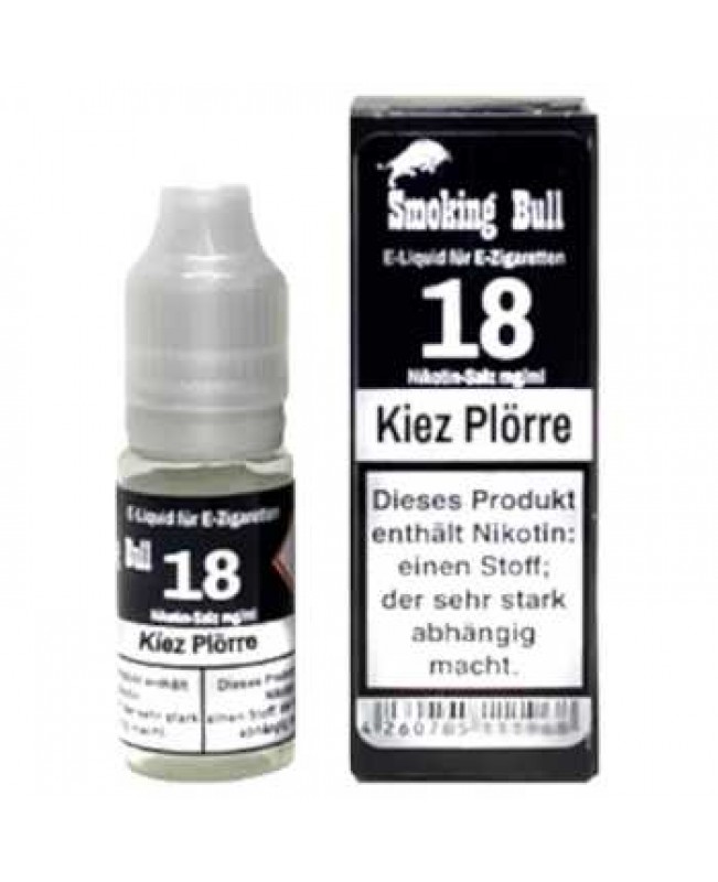 Kiez Plörre Smoking Bull Nikotinsalz Liquid 10ml (Erdnuss)