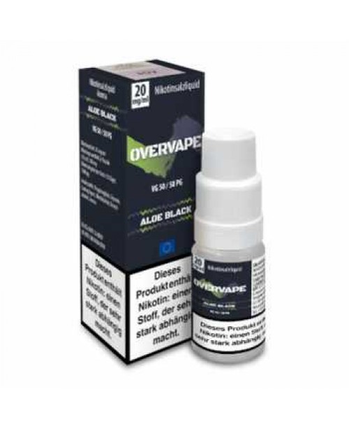 Aloe Black OverVape Nik-Salt Liquid 10ml (Trauben ...