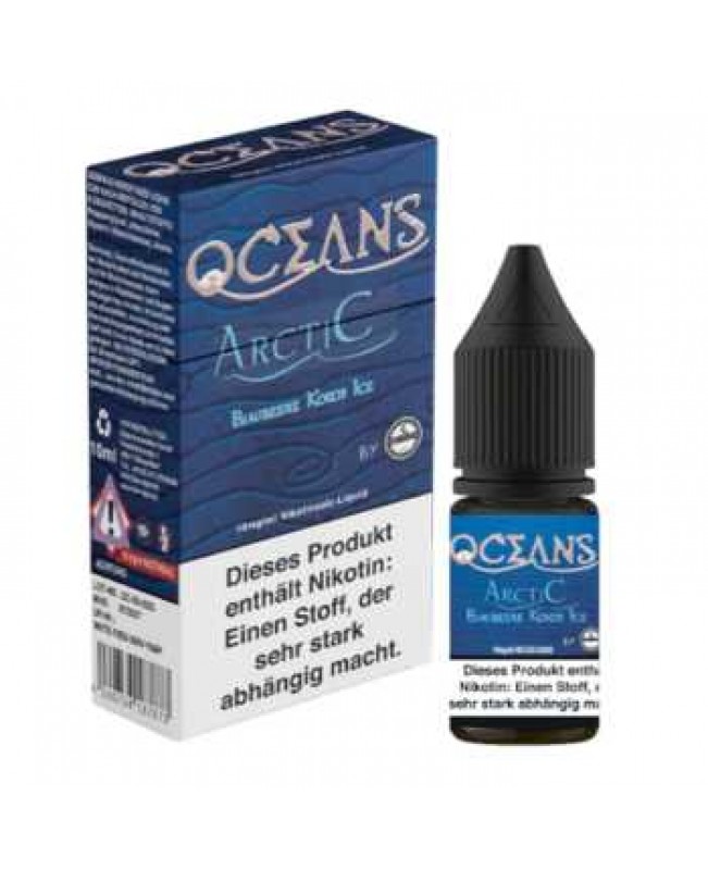 Arctic Oceans Nikotinsalz Liquid 10ml (Blaubeer und Kokos mit kühler Note)
