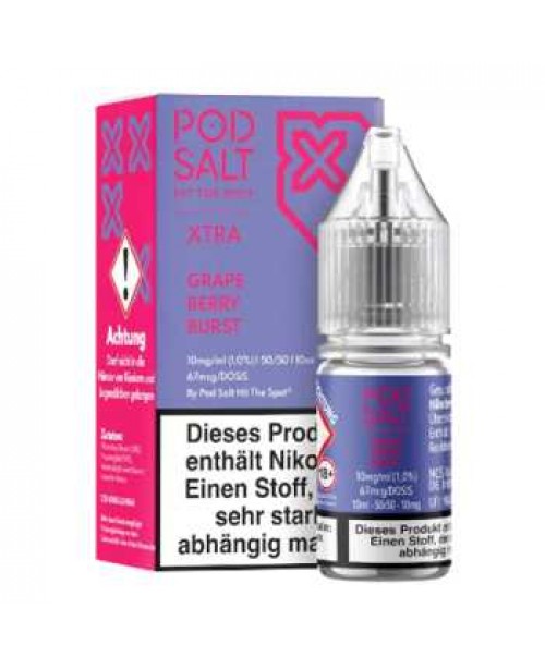 Grape Berry Burst Pod Salt X Nikotinsalz Liquid 10...
