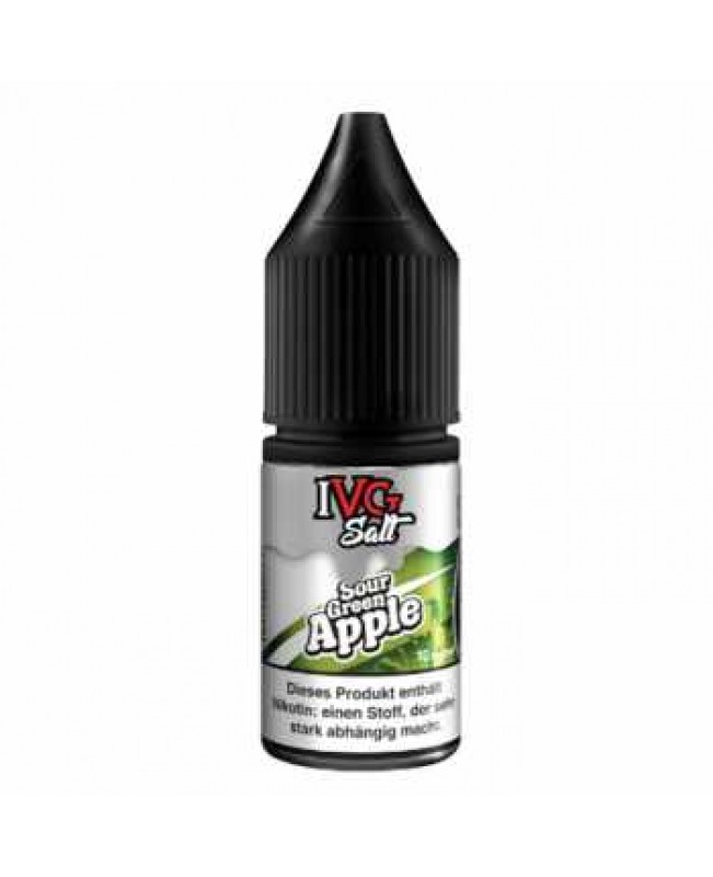 Sour Green Apple IVG Nikotinsalz Liquid 10ml (süß säuerlicher Apfel Geschmack)