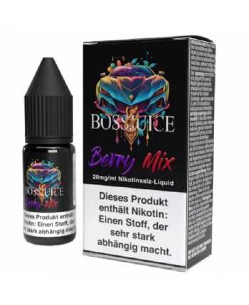 Berry Mix Boss Juice Nikotinsalz Liquid 10ml 20mg ...