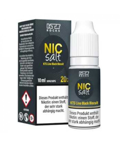 Black Biscuit KTS Nikotinsalz Liquid 10ml 20mg (Bi...