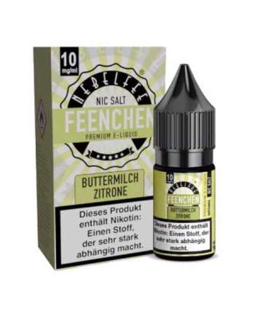 Buttermilch Zitrone Nebelfee Nikotinsalz Liquid 10...