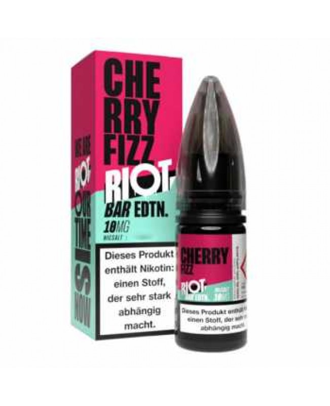 Cherry Fizz Riot Squad NicSalt Liquid 10ml (prickelnde Kirsch Limonade)